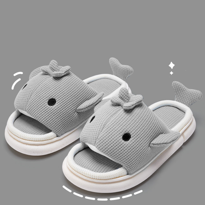 Knitted Cloudy Shark Slippers | Softest Shark Slippers