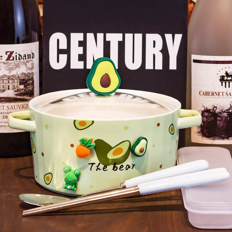 Kawaii Ceramic Ramen Bowl