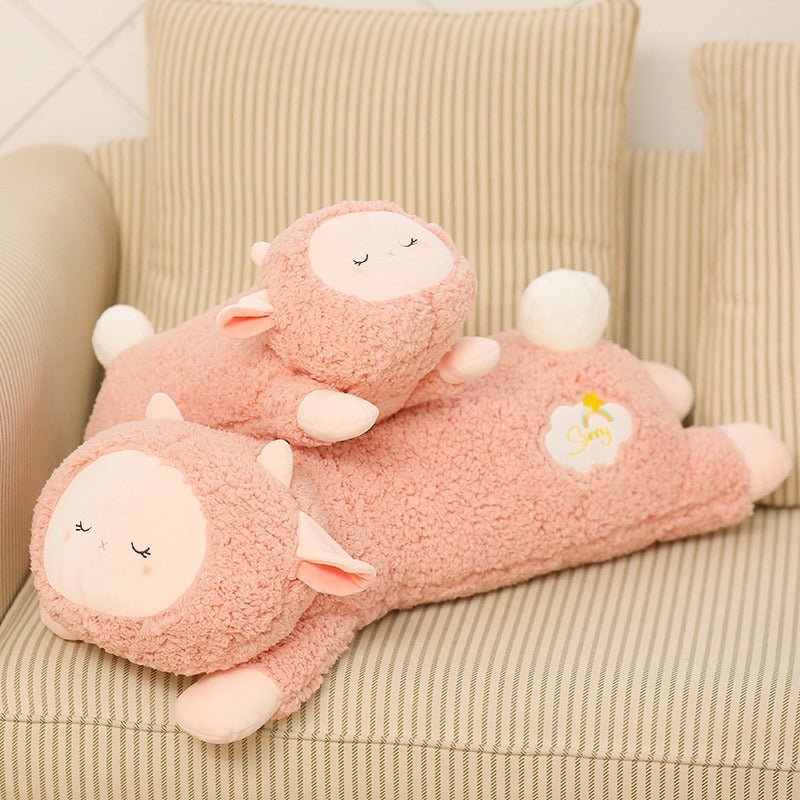 FluffiLamb | Snuggly Kawaii Lamb Plushie – Fuzzy Soft Stuffed Animal