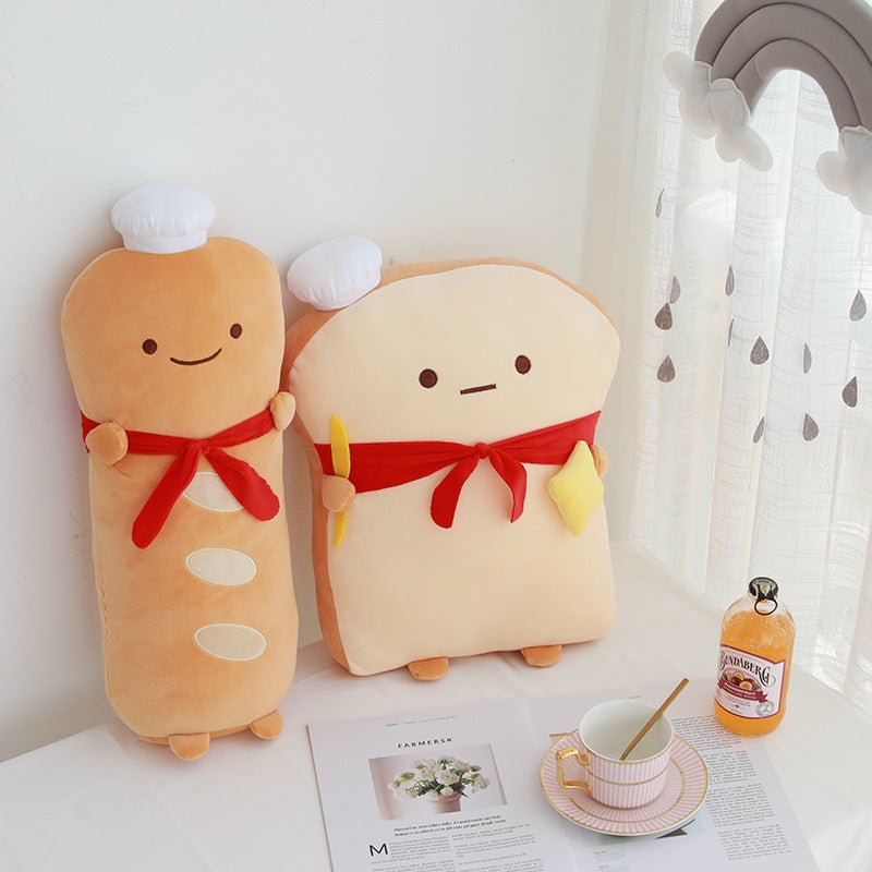 Loafy & Toasty™ – Kawaii Bread Plushie Duo