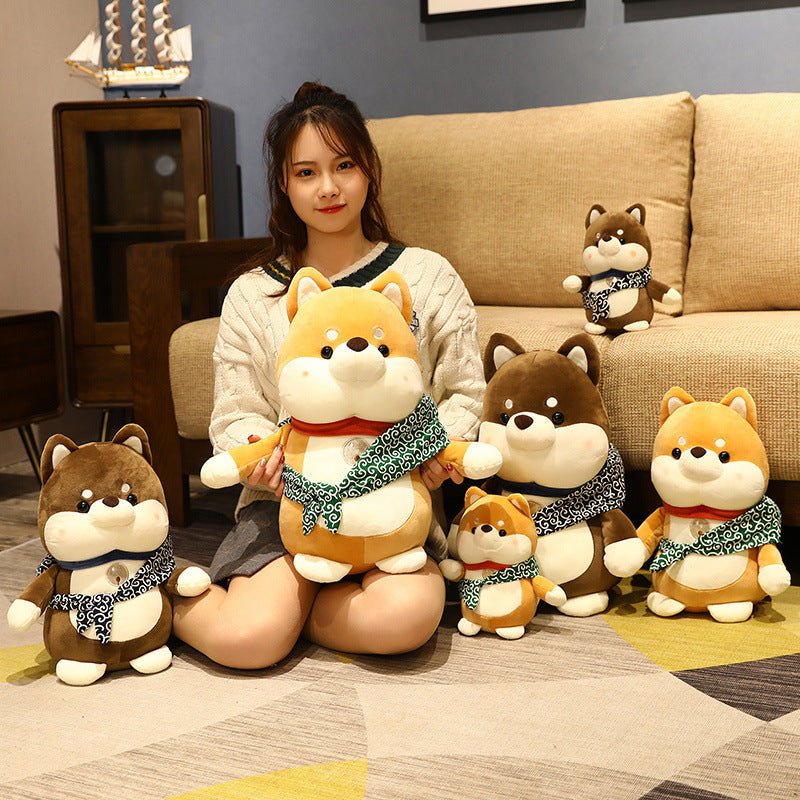 Fluffy Chubby Corgi Plushie | Stuffed Animal Corgi