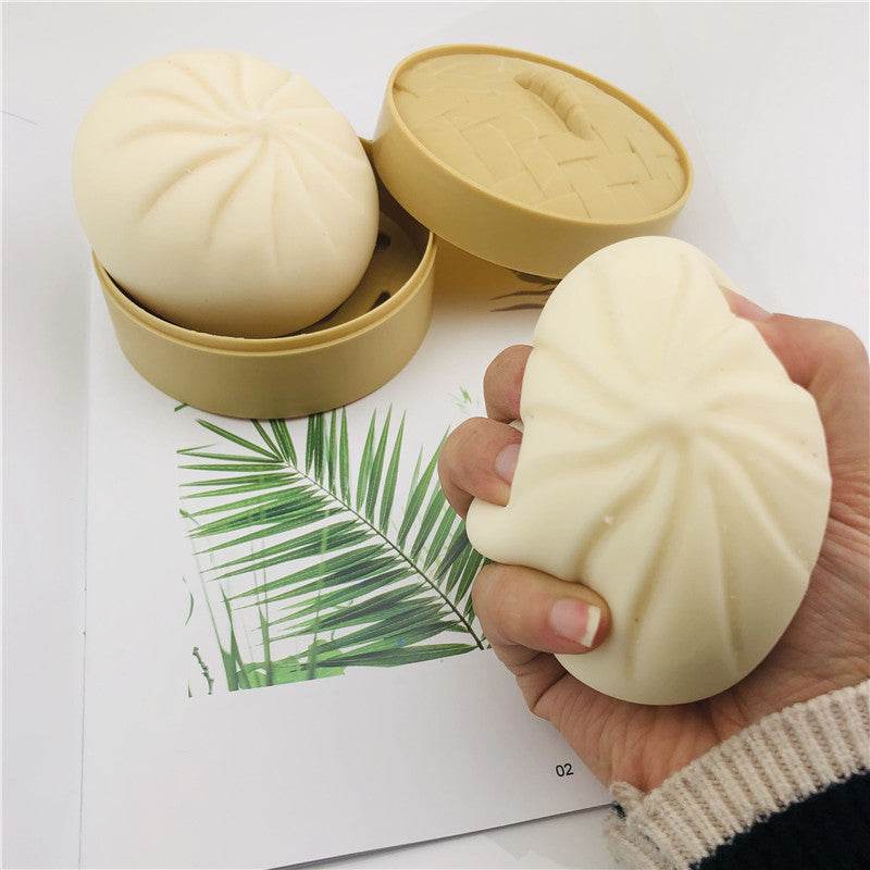 Stress Relief Steamed Bao Plushie | Decompression Toy