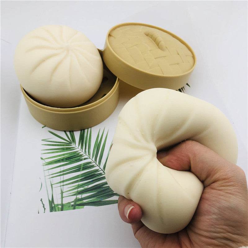 Stress Relief Steamed Bao Plushie | Decompression Toy