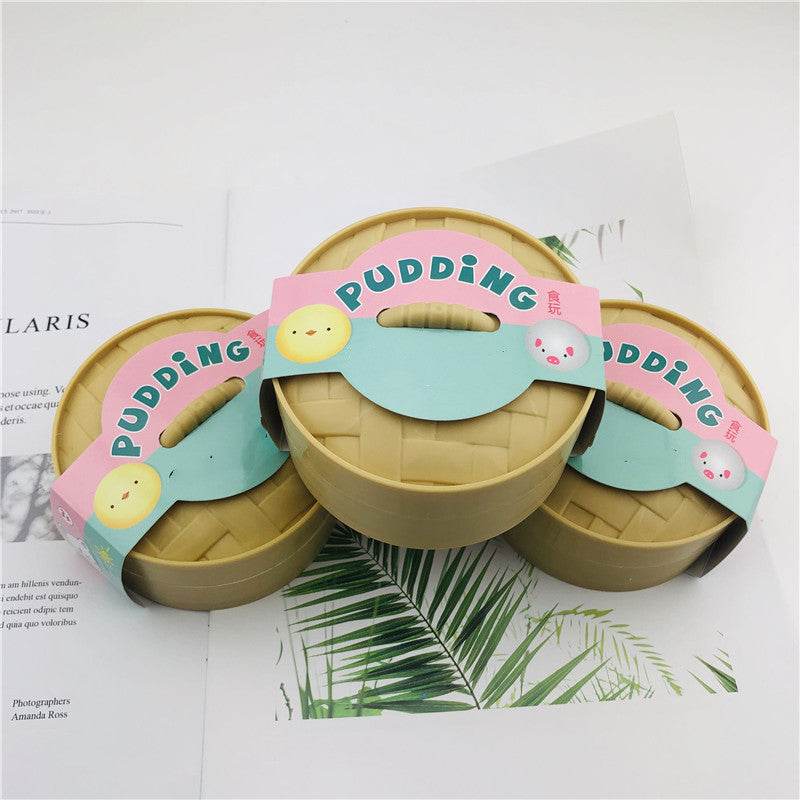 Stress Relief Steamed Bao Plushie | Decompression Toy