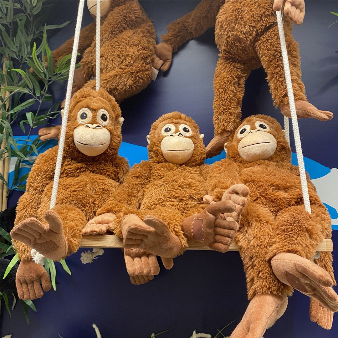 Punchy: Baby Orangutan  Monkey Plushie | Cute Stuffed Animal Monkey