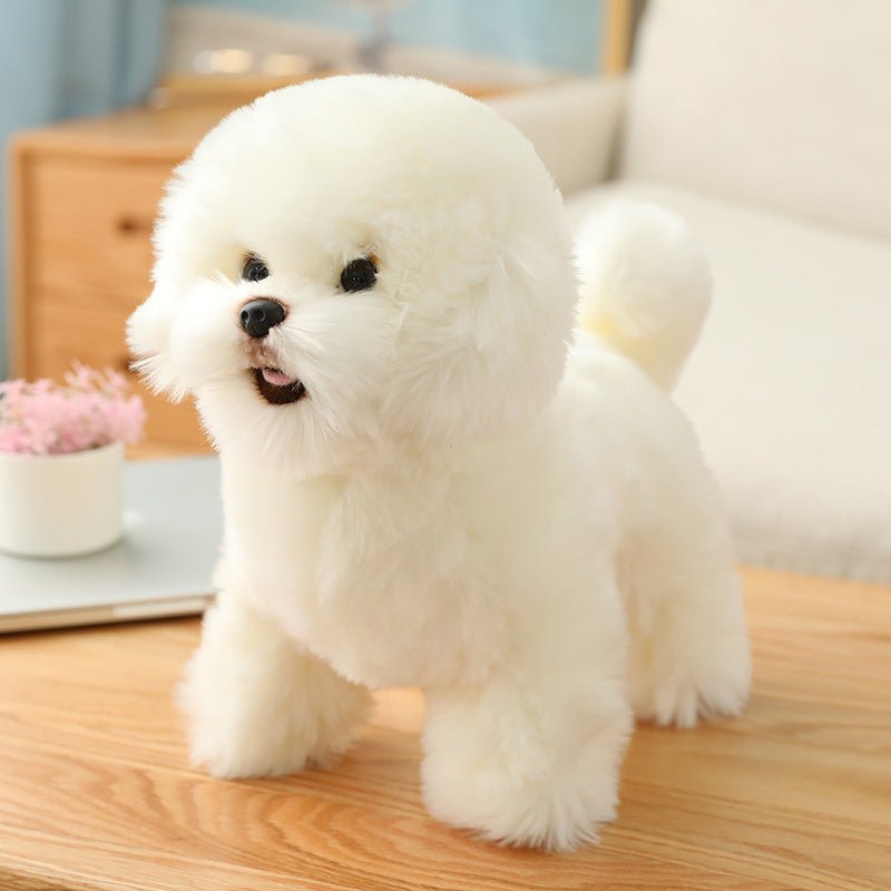 Cute Bichon Frise Puppy Plushie | Stuffed Animal Bichon Frise