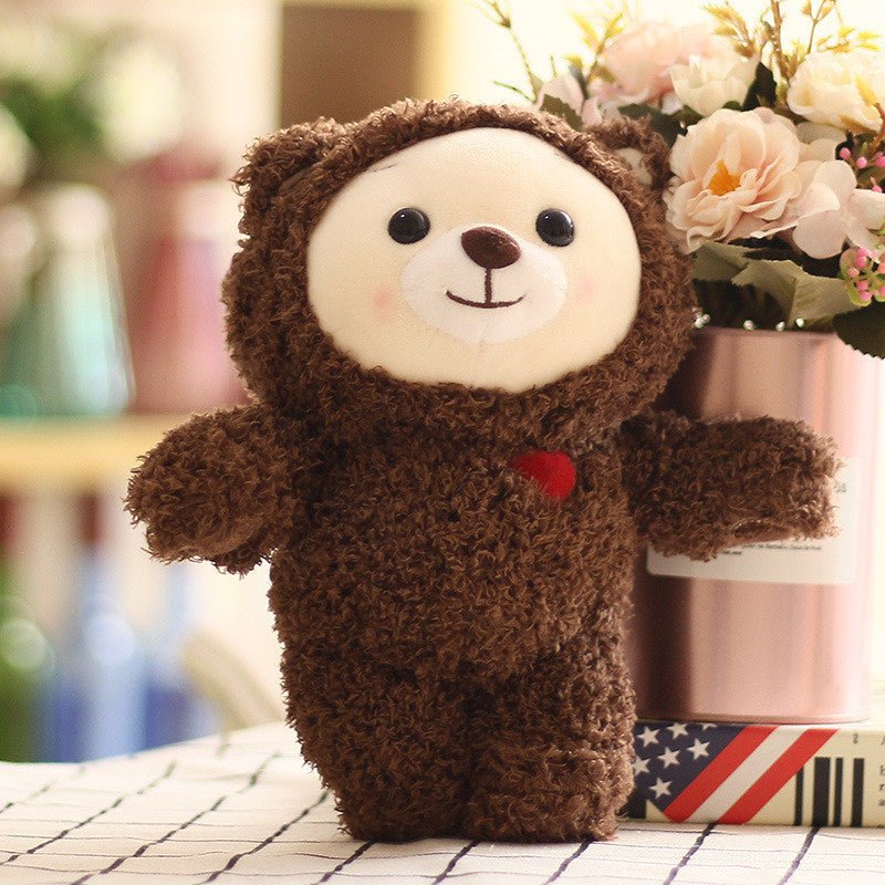 Mini Fuzzy Brown Teddy Bear