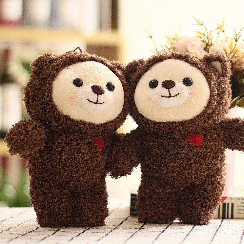 Mini Fuzzy Brown Teddy Bear