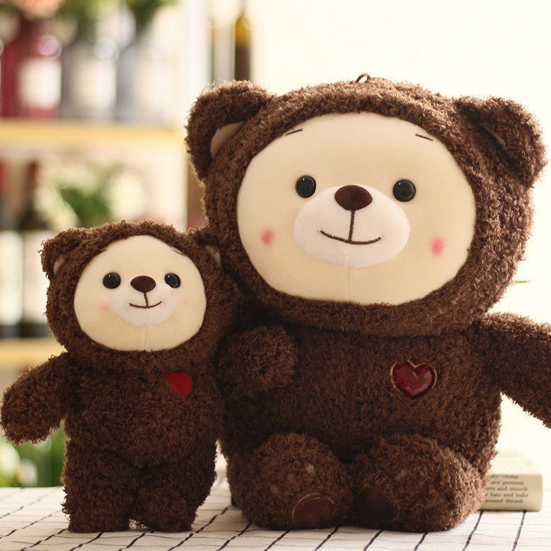 Mini Fuzzy Brown Teddy Bear