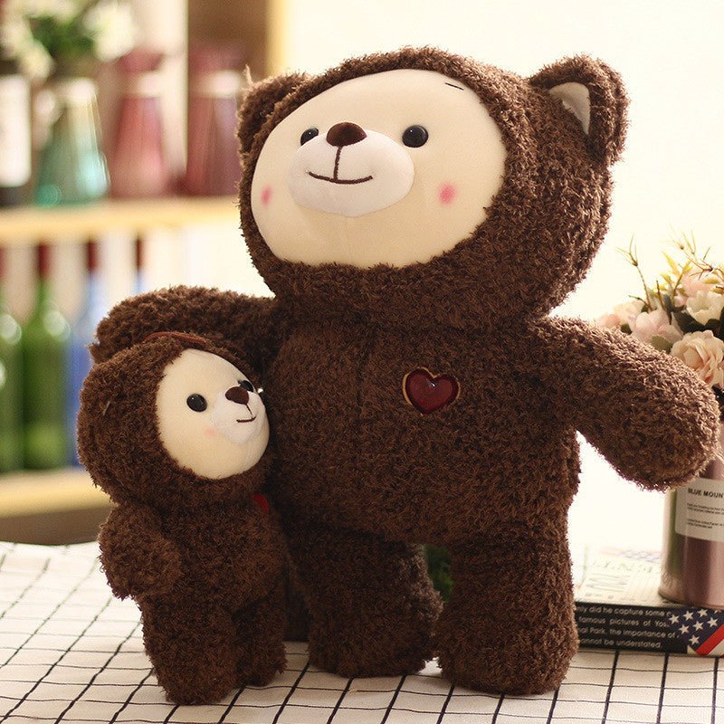 Mini Fuzzy Brown Teddy Bear