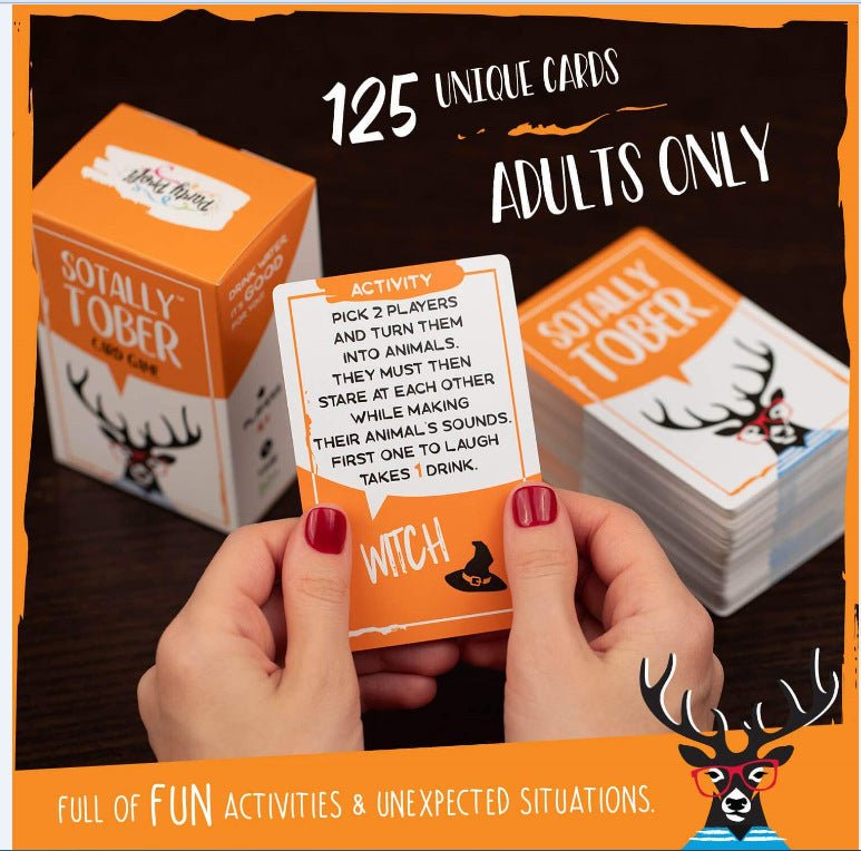 Tipsy Tower™:Fun Party Game Cards for Adults