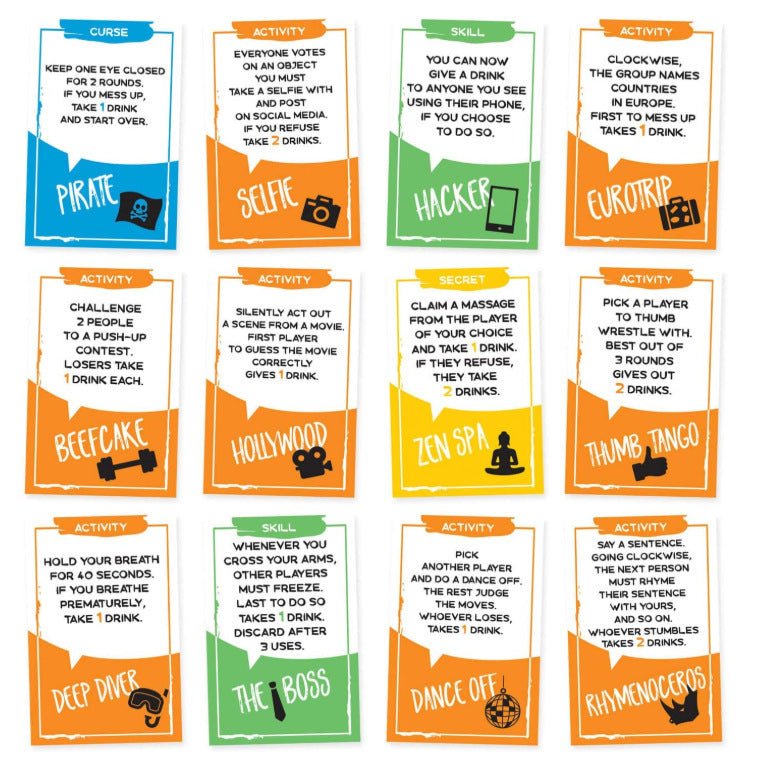 Tipsy Tower™:Fun Party Game Cards for Adults