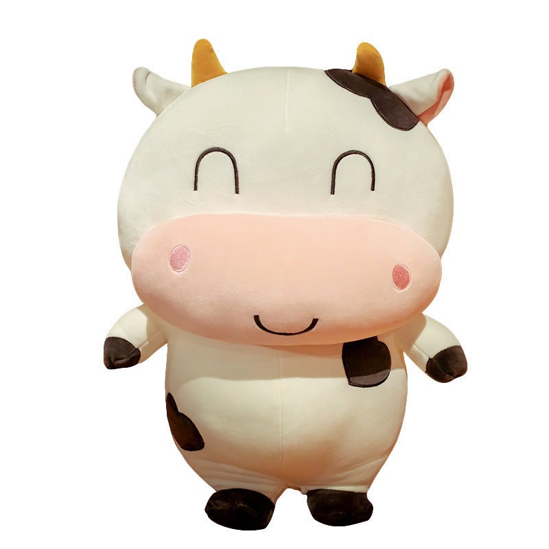 Chubby Happy Cow Plushie |  Stuffed Animal Cow