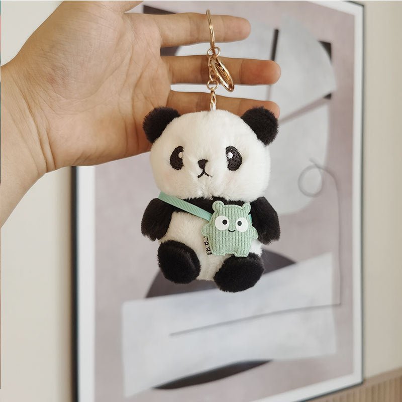 Mochi Panda: Kawaii Panda Plush Keychain Bag Charm