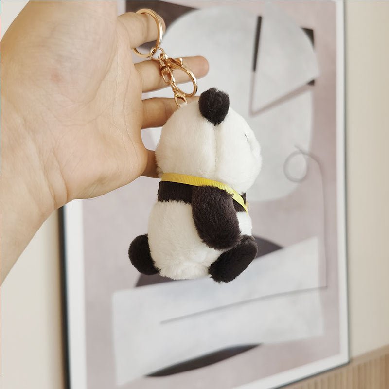 Mochi Panda: Kawaii Panda Plush Keychain Bag Charm