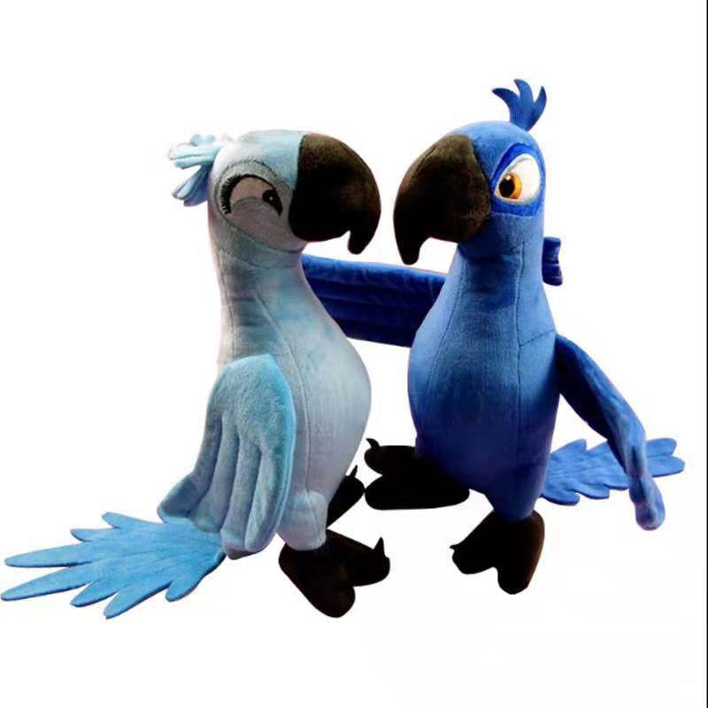 Rare Blue Parrot Stuffed Animal | Stuffed Hyacinth Macaw Parrot