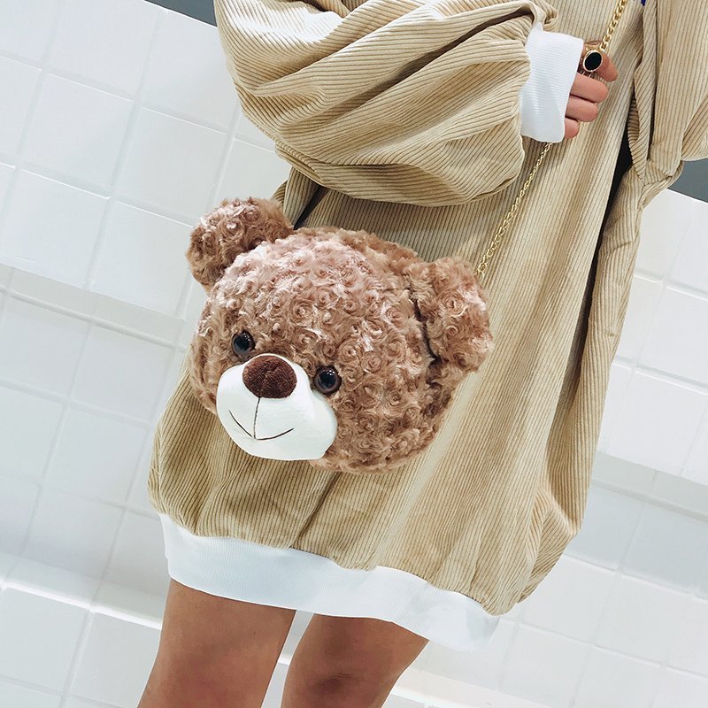 Kawaii Teddy Bear Plush Bag