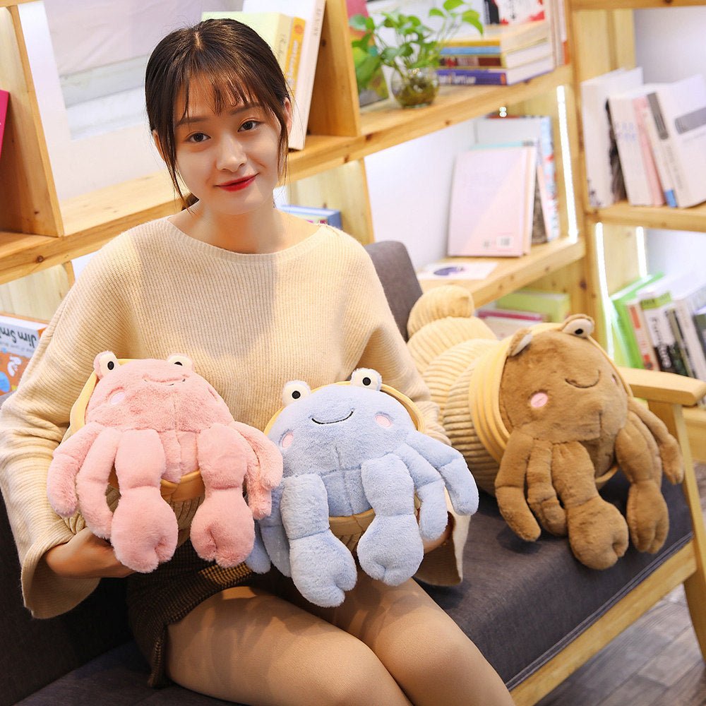 Shelly: Kawaii Crab Plushie | Stuffed Animal Crab