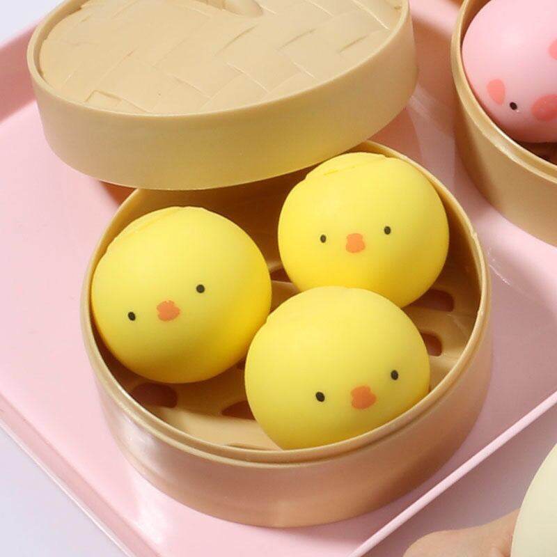 Stress Relief Steamed Bao Plushie | Decompression Toy