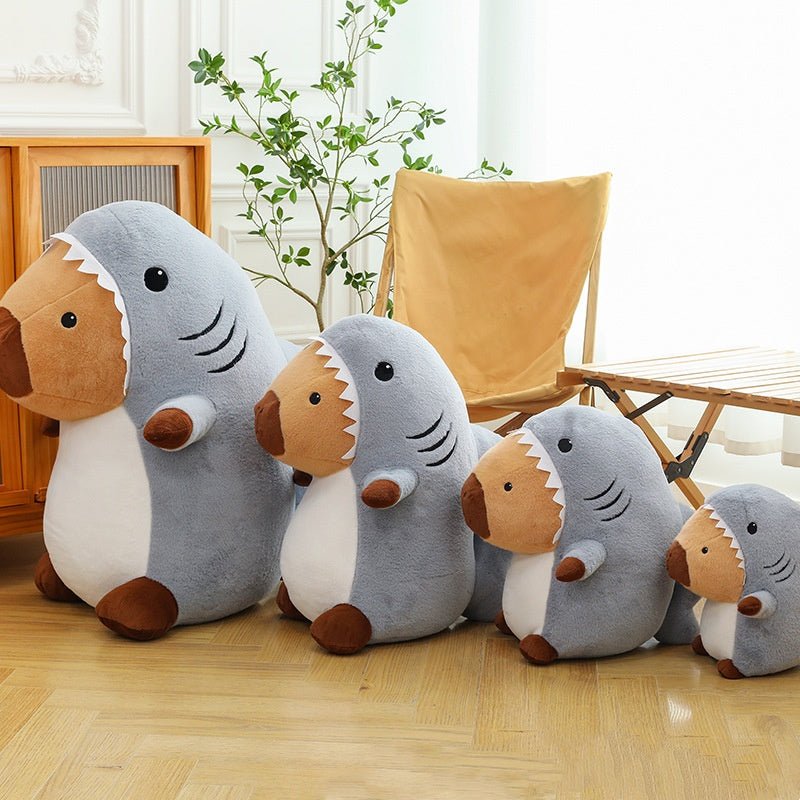Jawsy: Massive Capybara Shark Plushie