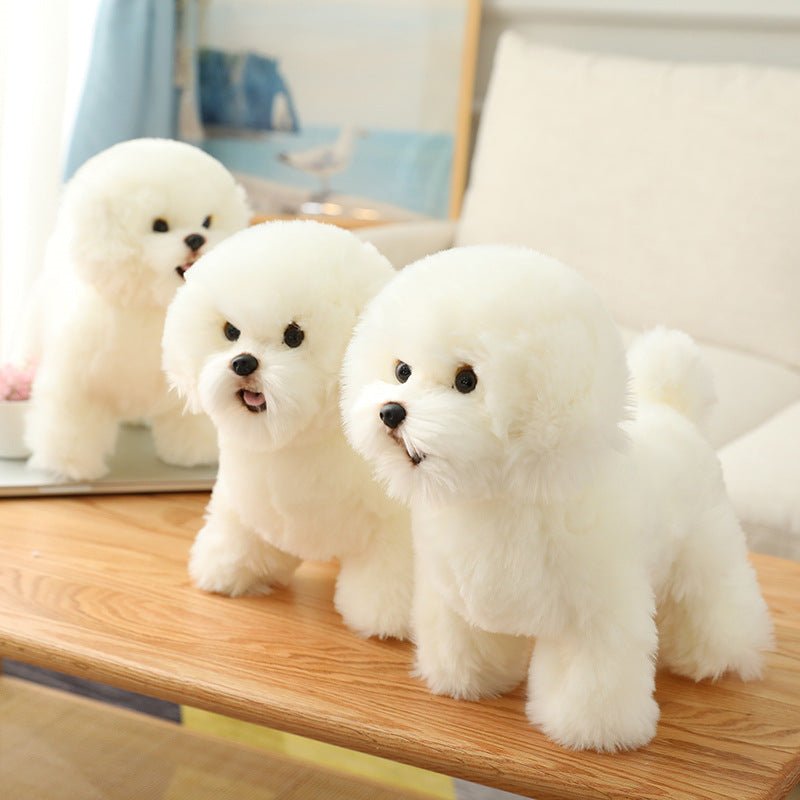 Cute Bichon Frise Puppy Plushie | Stuffed Animal Bichon Frise