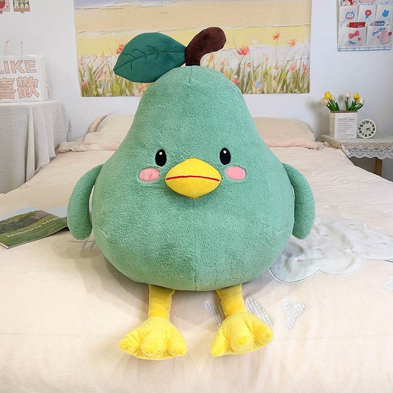 Percy the Pear Plushie | Stuffed Food Plushie