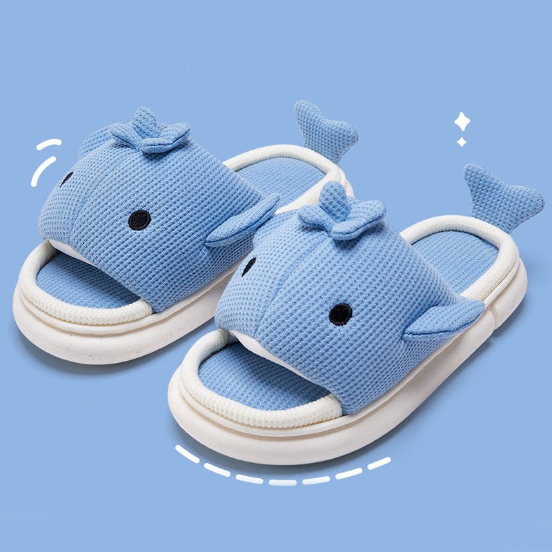 Knitted Cloudy Shark Slippers | Softest Shark Slippers