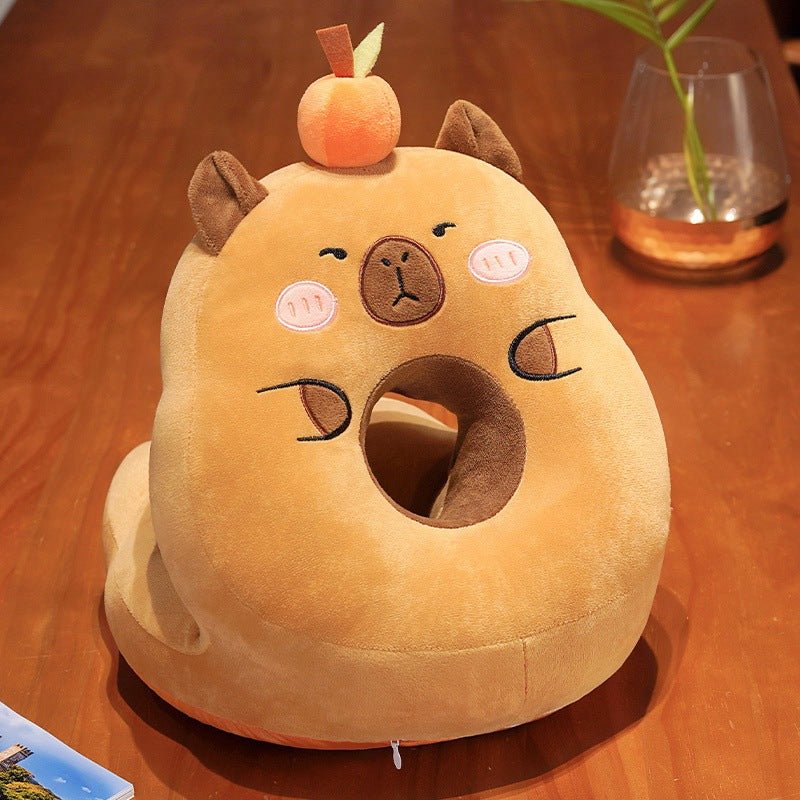 Cute Capybara Nap Pillow