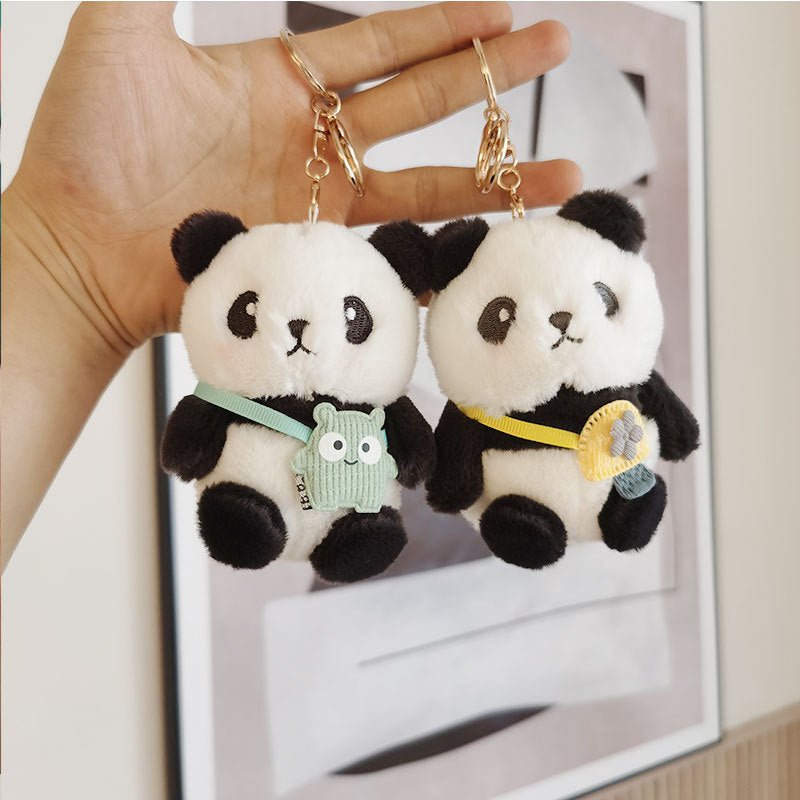 Mochi Panda: Kawaii Panda Plush Keychain Bag Charm