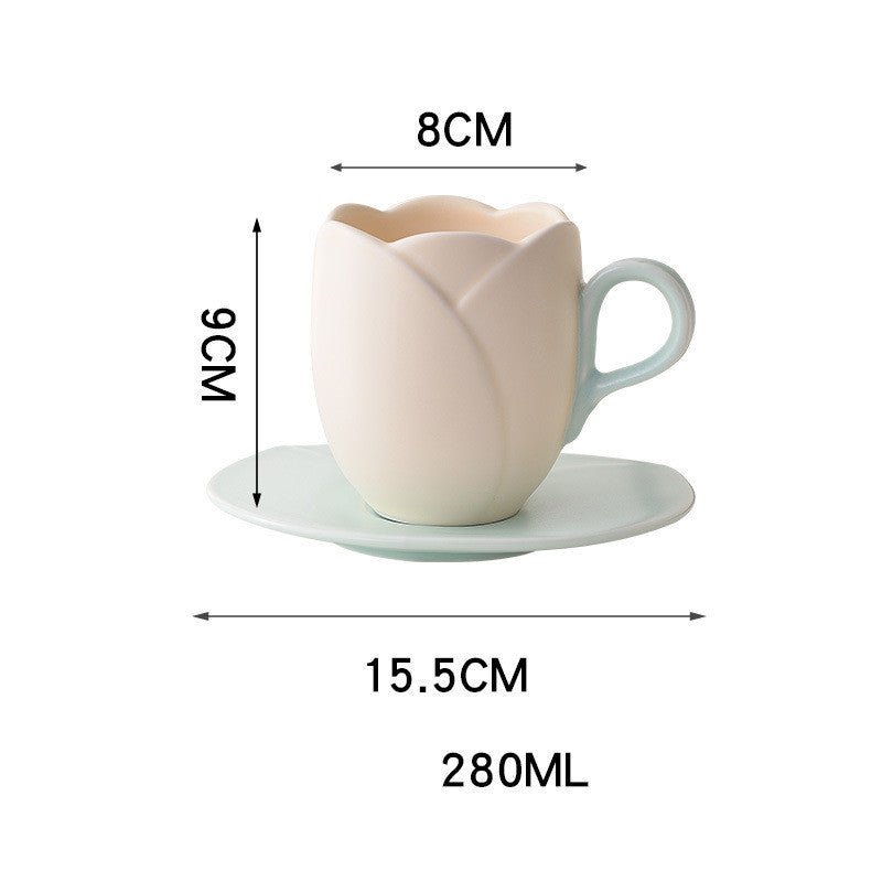 Retro Tulip Cup+ Saucer