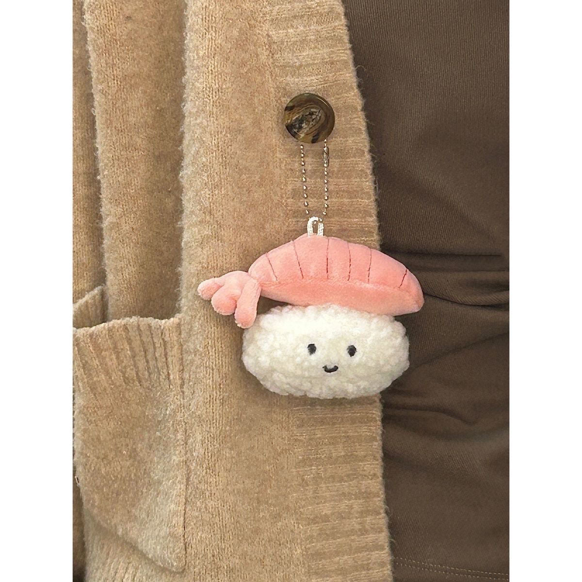 Squishy Shrimp Pal Keychain