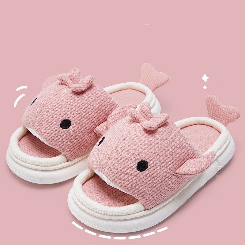 Knitted Cloudy Shark Slippers | Softest Shark Slippers
