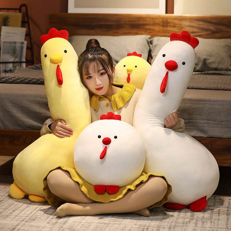 Daisy & Bonnie Cute Chicken Plushies | Giant Stuffed Chickens