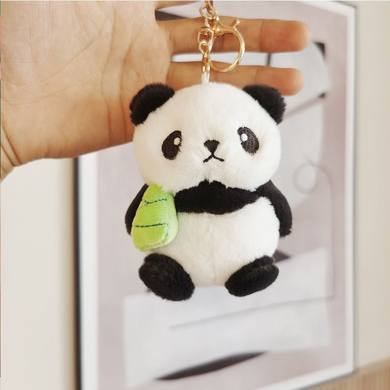 Mochi Panda: Kawaii Panda Plush Keychain Bag Charm