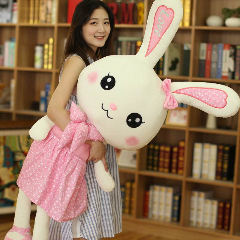 Jumbo Stuffed Animal Bunny Plushie | 4.5ft Rabbit