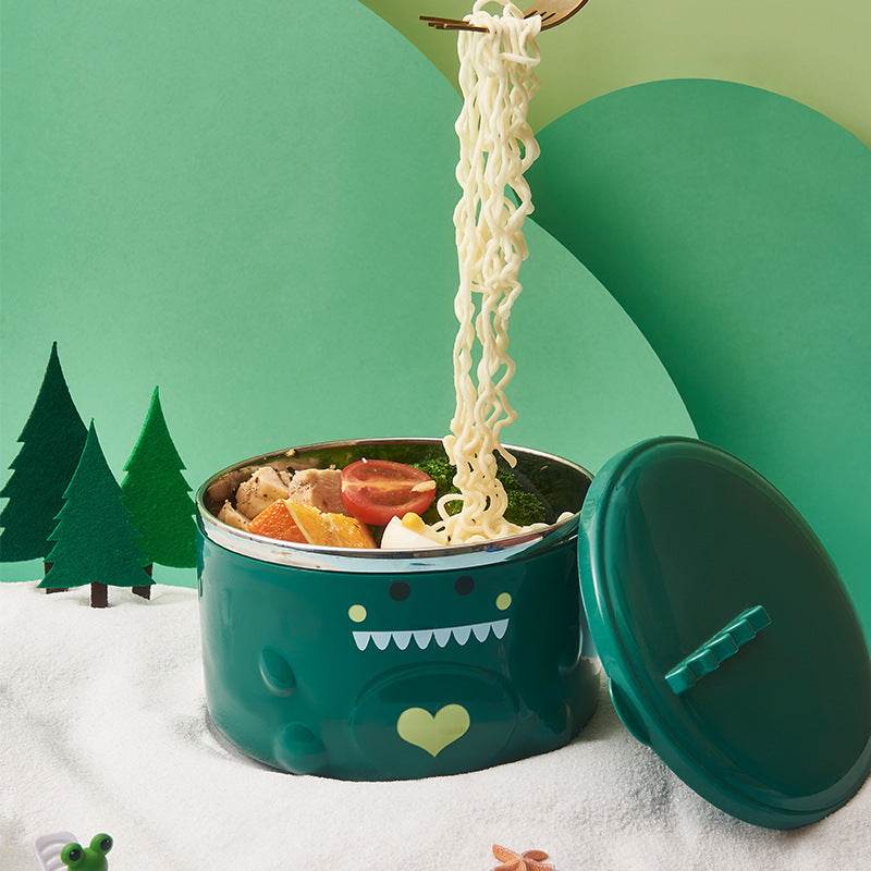 Kawaii Dino Ramen Bowl | Cute Noodle Bowls