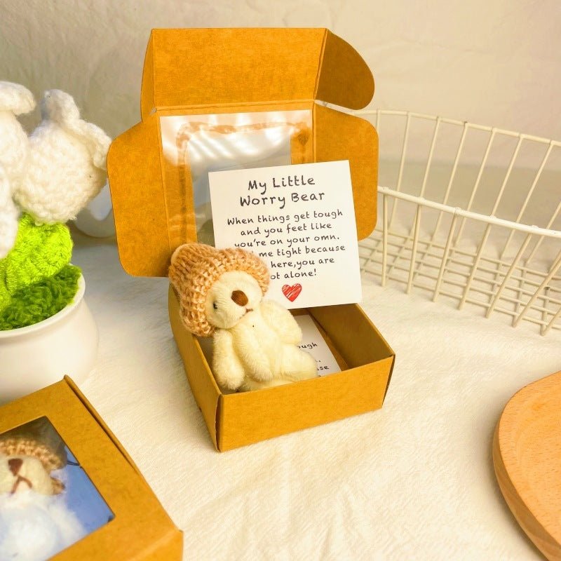Mini Pocket Teddy Bear Gift Box