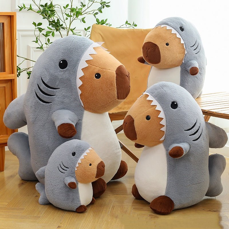 Jawsy: Massive Capybara Shark Plushie