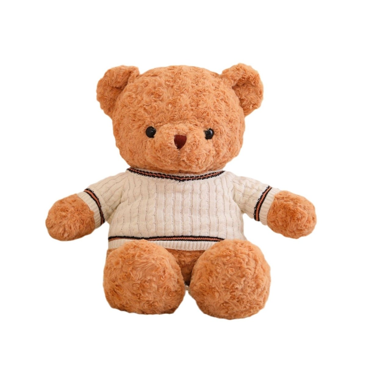Bubu: Giant Fuzzy Brown Teddy Bear with T-shirt | 4.2 ft