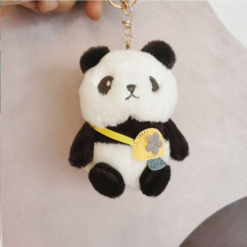 Mochi Panda: Kawaii Panda Plush Keychain Bag Charm
