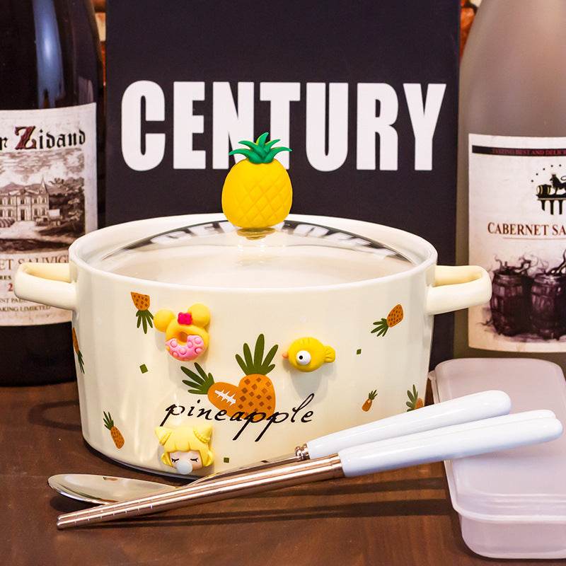 Kawaii Ceramic Ramen Bowl
