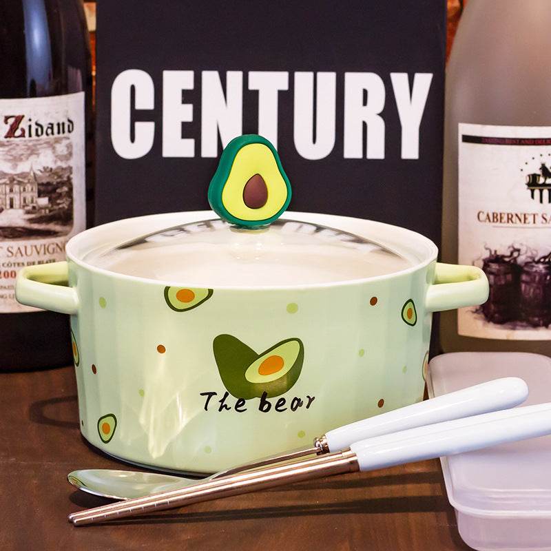 Kawaii Ceramic Ramen Bowl