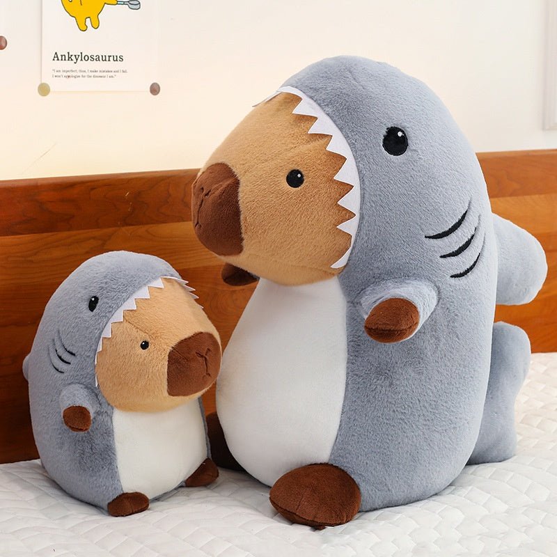 Jawsy: Massive Capybara Shark Plushie