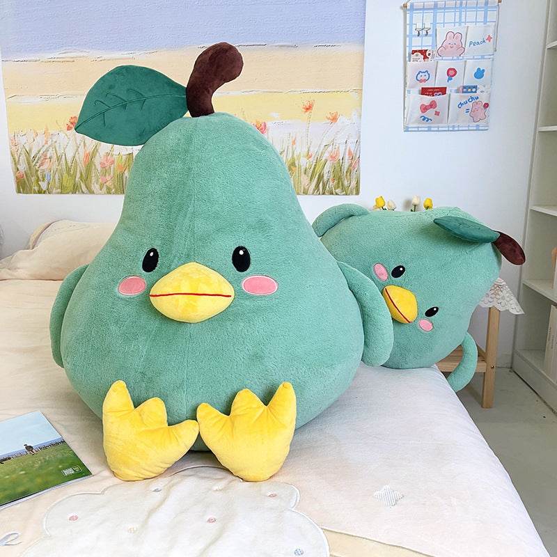 Percy the Pear Plushie | Stuffed Food Plushie