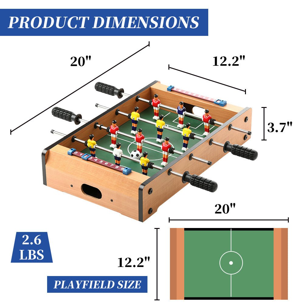20" Mini MDF Football Table