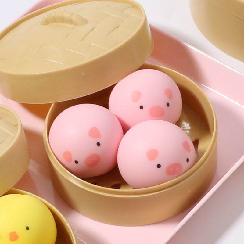 Stress Relief Steamed Bao Plushie | Decompression Toy
