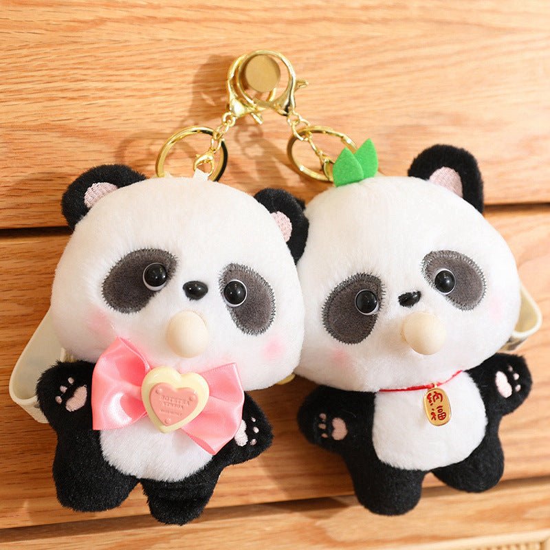 Bloop Bean™ – Kawaii Panda Plush Bag Keychain | Cute Panda Keychain – Lil Beans Collection