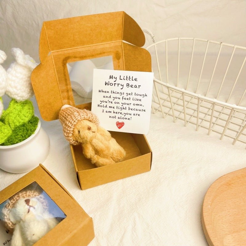 Mini Pocket Teddy Bear Gift Box