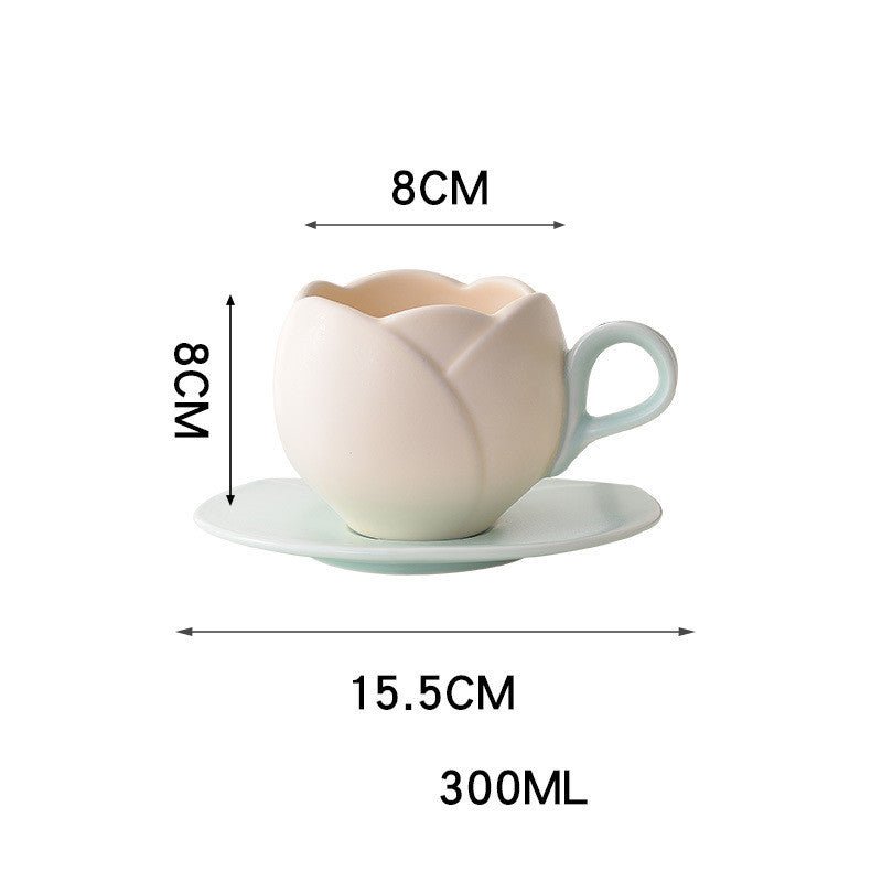 Retro Tulip Cup+ Saucer