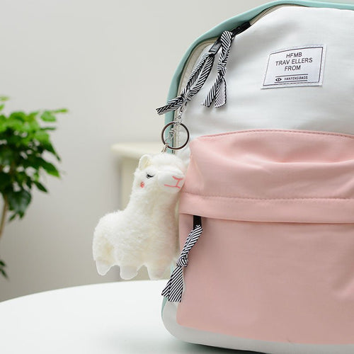 Alpi The Alpaca | Kawaii Plush Alpaca Bag Charm | Lil Beans Keychain